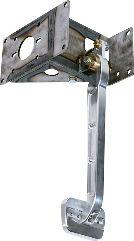 Joyride Hot Rods Custom Hinged Gas & Brake Pedal Pad Combo – Chrome/Aluminum (Vintage Style)