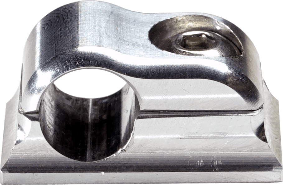 SCOTTS BILLET LINE CLAMP SINGLE -3AN FIXED