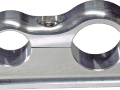 SCOTTS BILLET LINE CLAMP -6AN -8AN FIXED