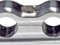 SCOTTS BILLET LINE CLAMP DUAL 12 LINE FIXED