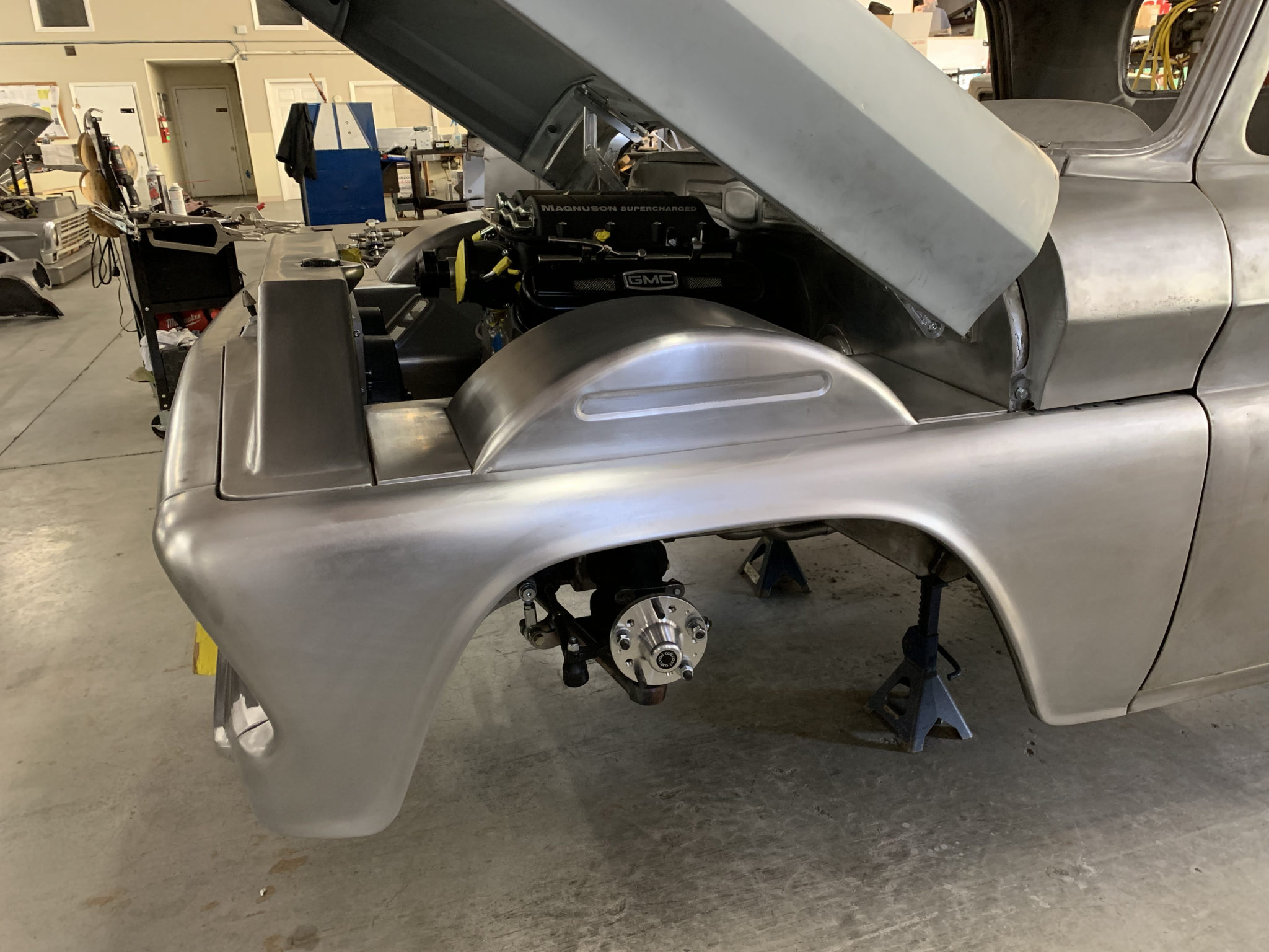 scotts hotrods customs 64 gmc truck superslam project