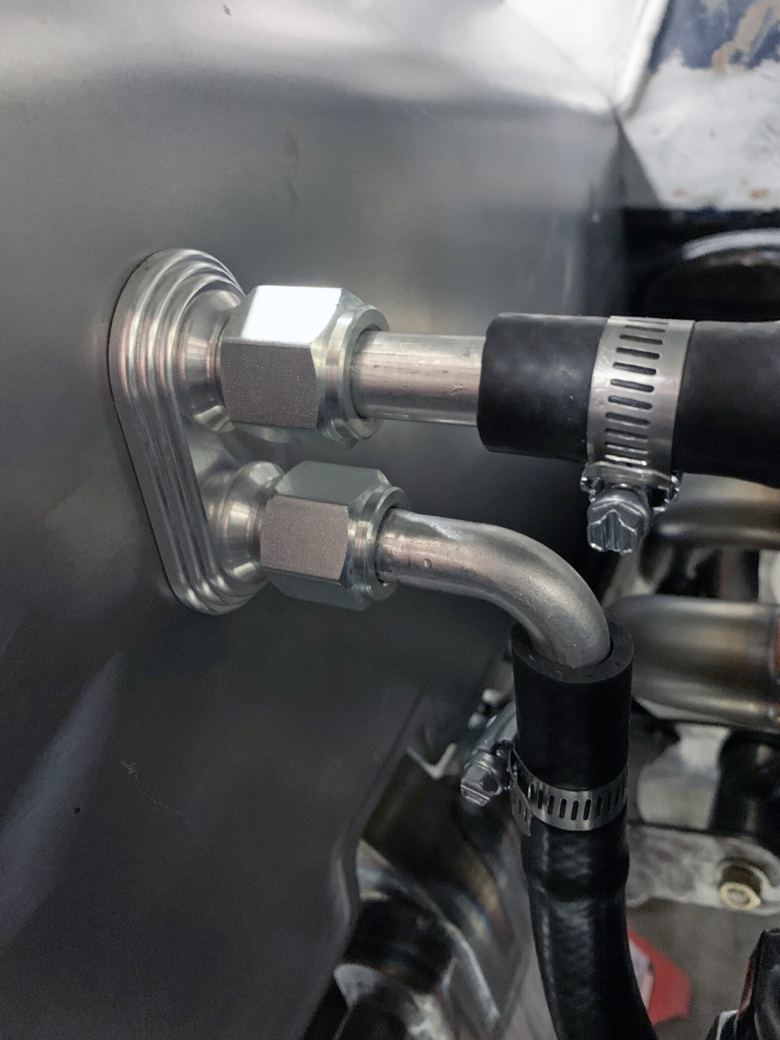 scotts hotrods ac bulkhead fitting