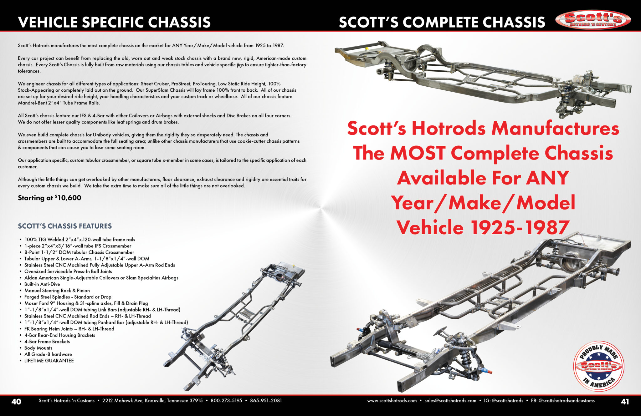 Scott’s Hotrods New Catalog – Scotts Hotrods