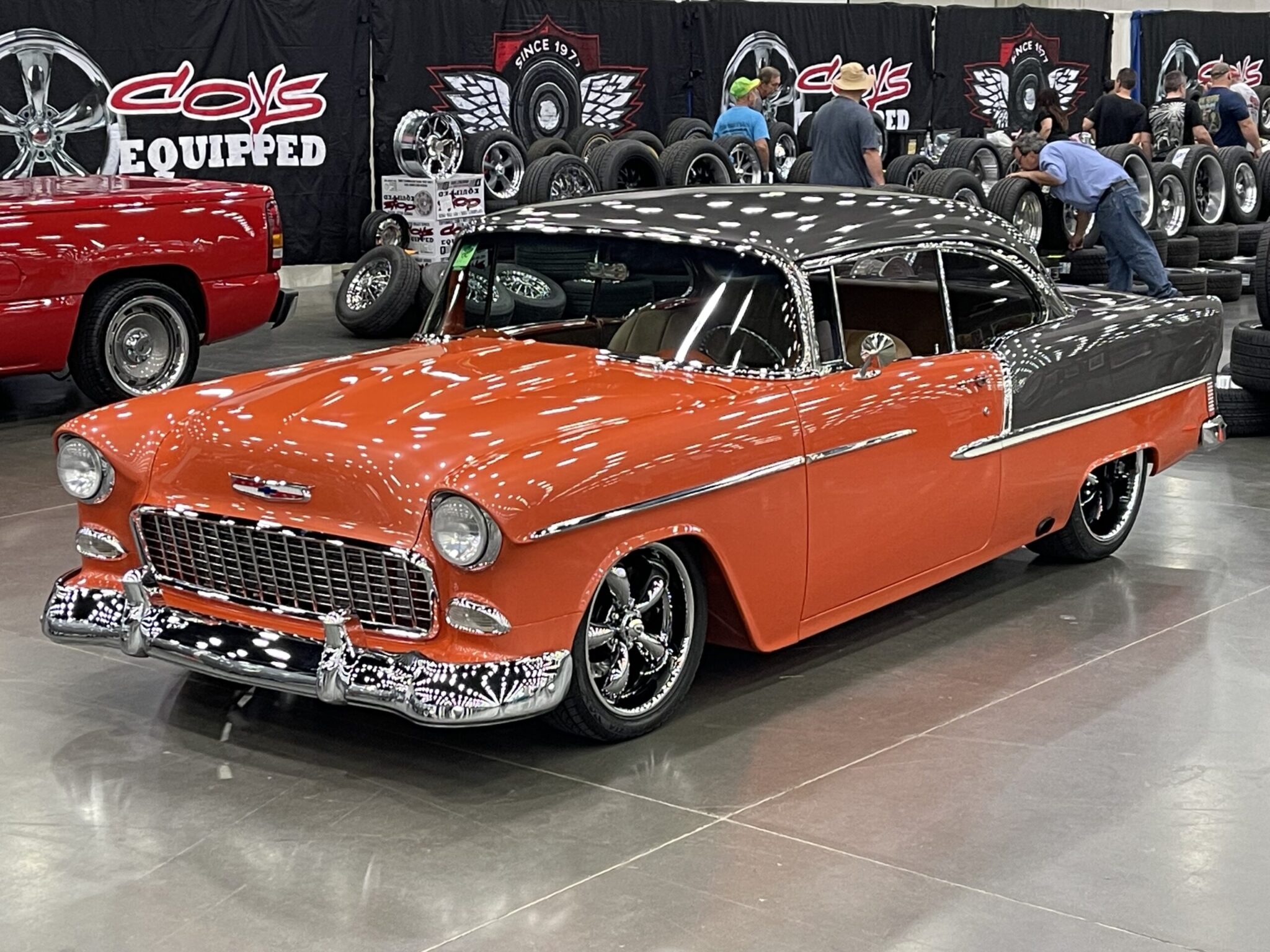 Ed Avis '55 Chevy Scott's Hotrods Coilover Chassis Pat Musi 555