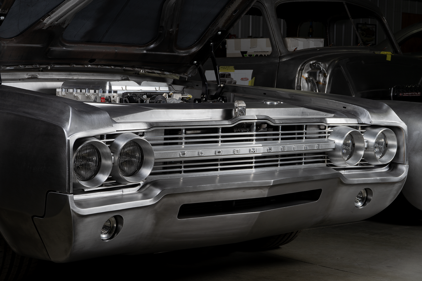 Scott's Hotrods 'n Customs 1965 Oldsmobile Cutlass CNC Billet Grill scotts hotrods 65 Cutlass cnc billet grill