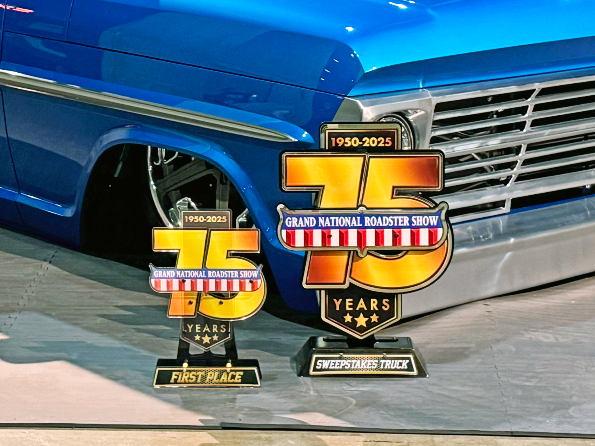 GNRS 2025 Sweepstakes Truck Grand National Roadster Show 2025 Sweepstakes Truck Winner The Baddest Bumpside Ever Built