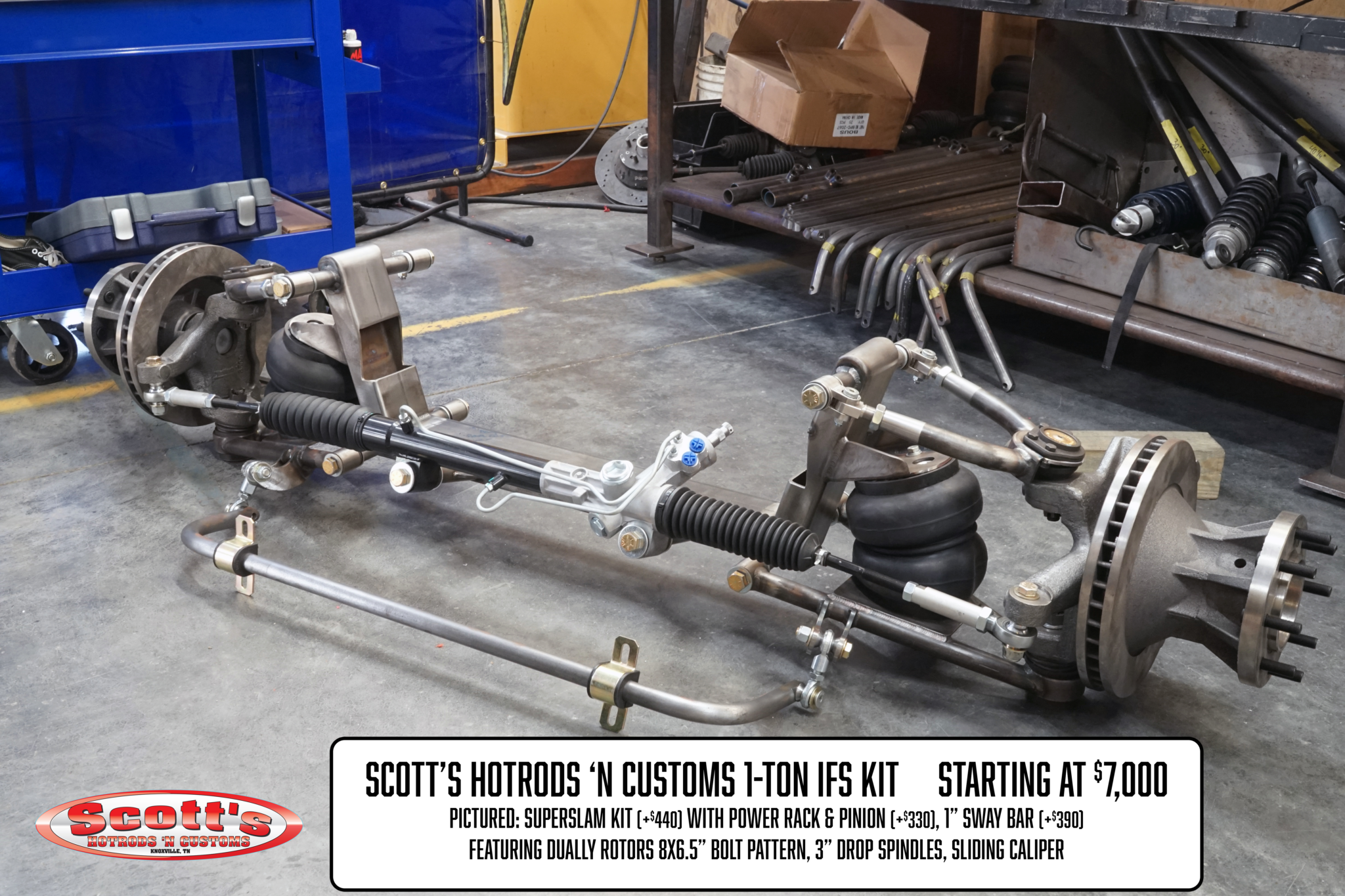 scotts hotrods 1 ton ifs kit