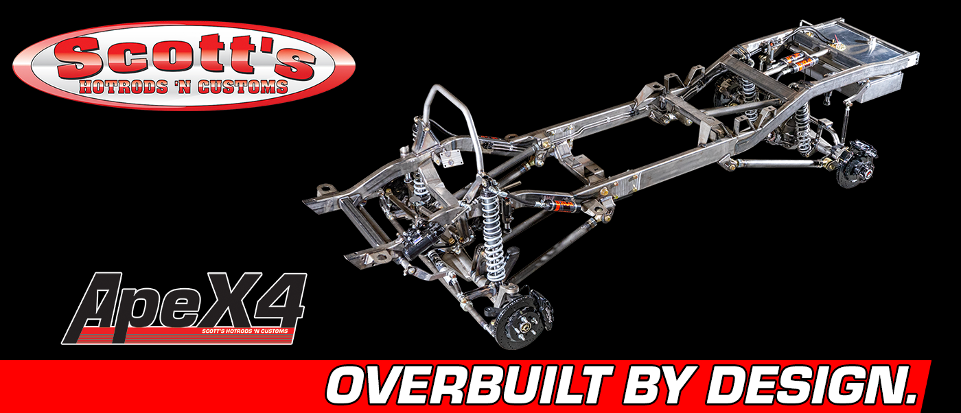 scotts hotrods apeX4 chassis