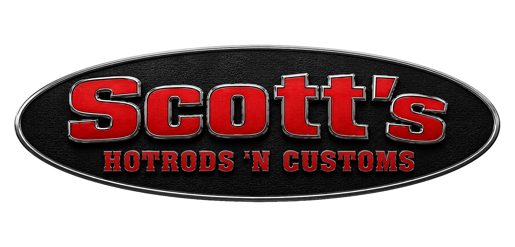 scotts hotrods n customs logo