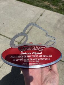 quest for 12, truck of the year late finalist, good guys, big papa obs